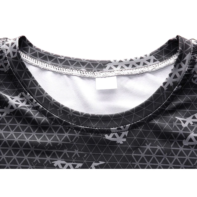 Detector Mens Compression Shirt Pants Set Workout Fitness Sportswear Bodybuilding Tight Short Sleeves Shirts Leggings Sport Suit