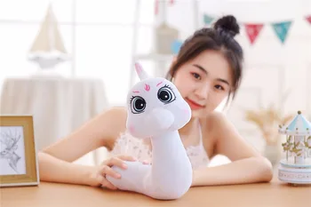 

about 50x30cm lovely cartoon white snake soft plush toy birthday gift w1717