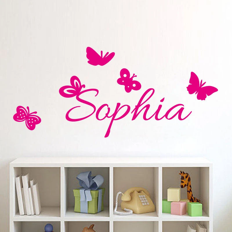 baby name stickers for wall