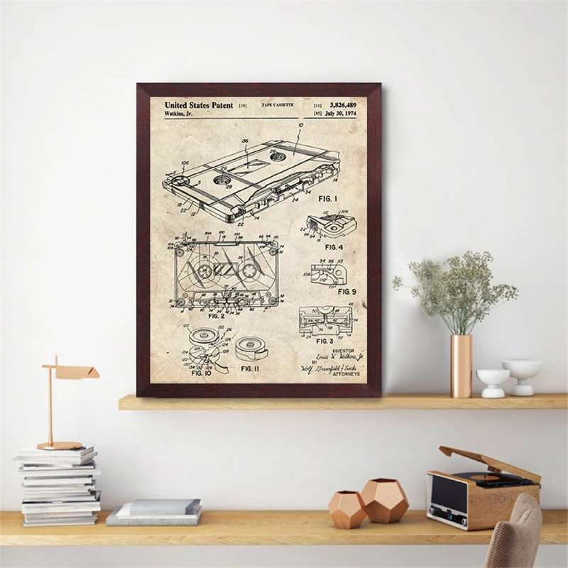 Music Recording Patents Prints