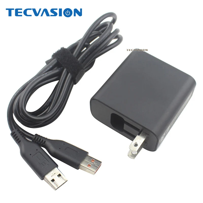 Portable 20v 2a 40w Laptop Ac Power Supply Adapter Wall Charger Usb Cable 5v 2a Port For Lenovo