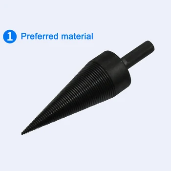

High Speed Twist Drill Bit Wood Splitter Screw Cones Fast Splitting Wood Drill SKD88