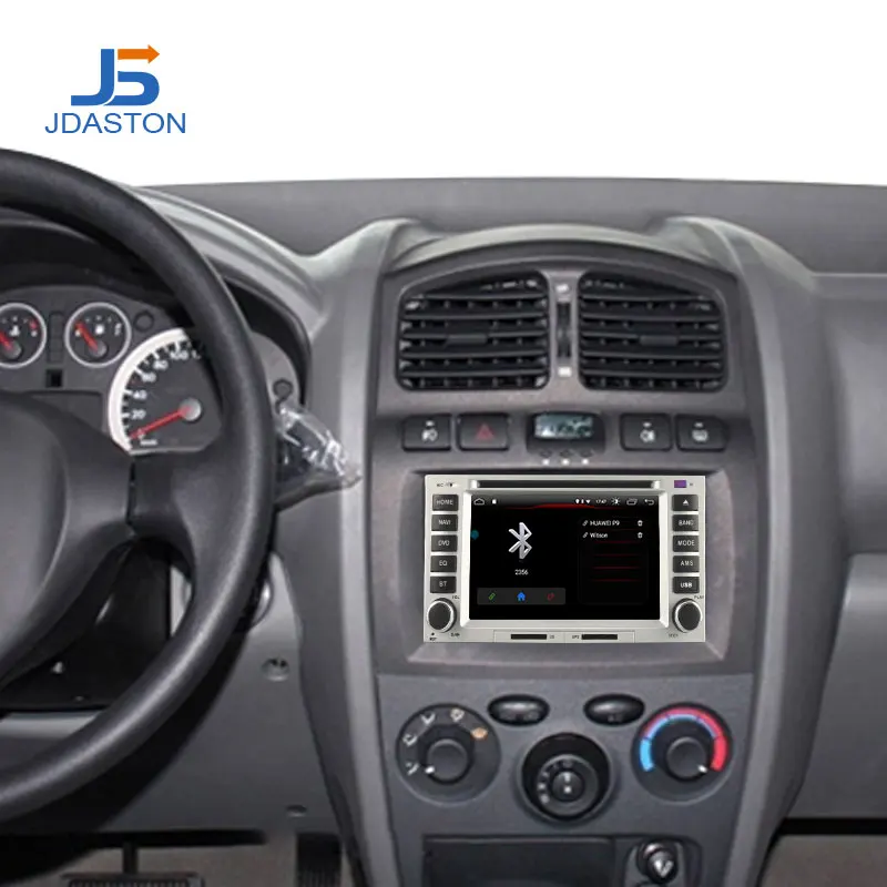 Sale JDASTON Android 9.1 Car DVD Player For HYUNDAI SANTA FE 2006-2012 Multimedia GPS Navigation 2 Din Car Radio Audio Stereo WIFI 5