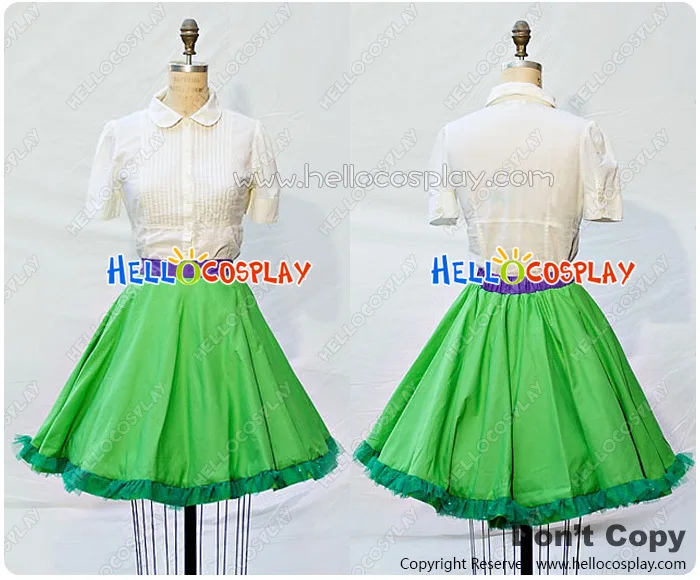 De Kleine Zeemeermin Cosplay Ariel Kostuum Retro Stijl Rok H008 De Kleine Zeemeermin Cosplay Ariel Kostuum Retro Stijl Rok H008