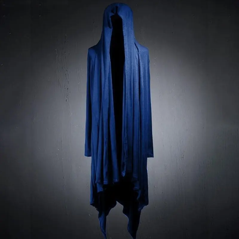 Casual Hoodie Women Long Sleeve Outwear Gothic Sweatshirt Oversize 5XL Cool Black Spring Autumn Hoodies Blue Streetwear Overcoat