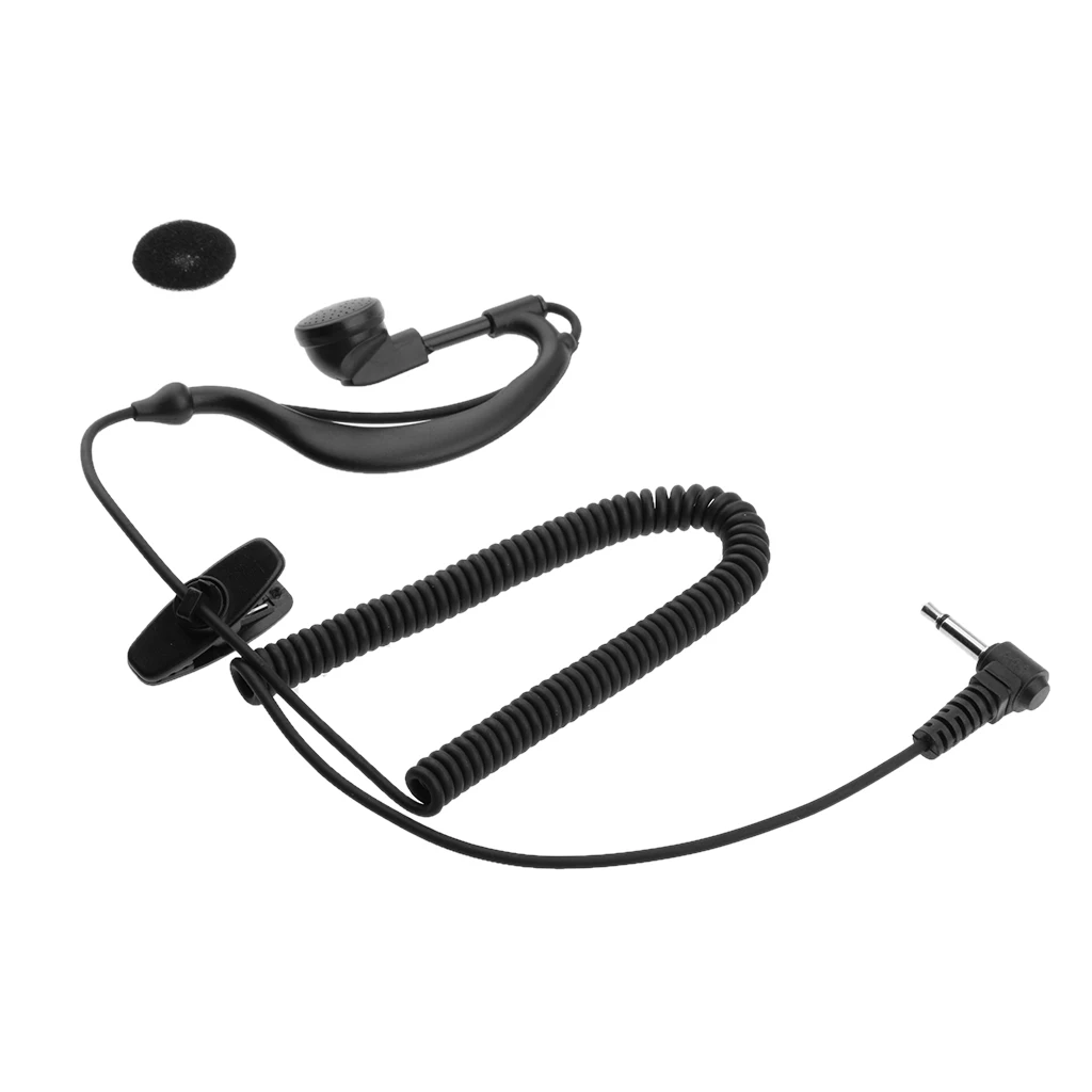 Receiver Listen Only G Shape Earpiece with 3.5mm Connector for Cell Phone