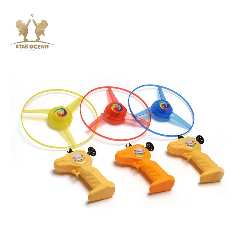 

Discs Flywheel Sporting Toys Helicopter UFO Spin LED Light Night Flying Educational Exercise Cute Toys