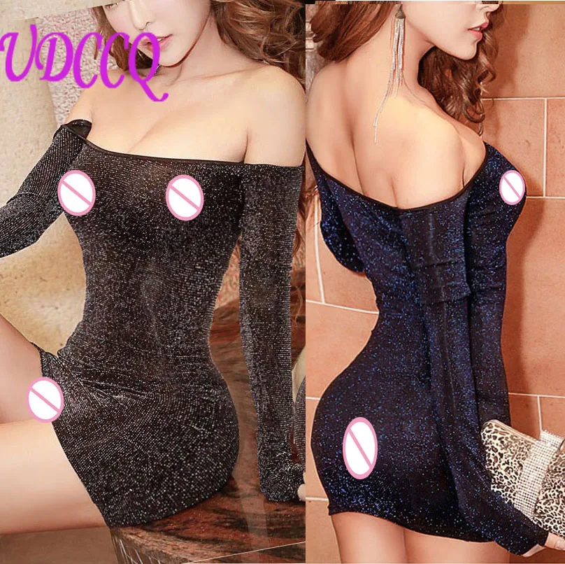 Сексуальное женское блестящее нижнее белье Babydoll пижамы костюмы облегающее Боди