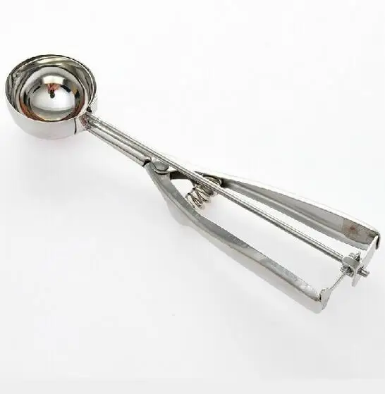 1PC 4cm/5cm/6cm Kitchen Ice Cream Scoop Potato Scoop Stainless Steel Spoon Ice Cream Ball Maker Kitchen Accessories OK 0279