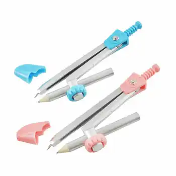 

1pcs 8613 compasses with pencil / color cartoon compasses pupil drawing tool