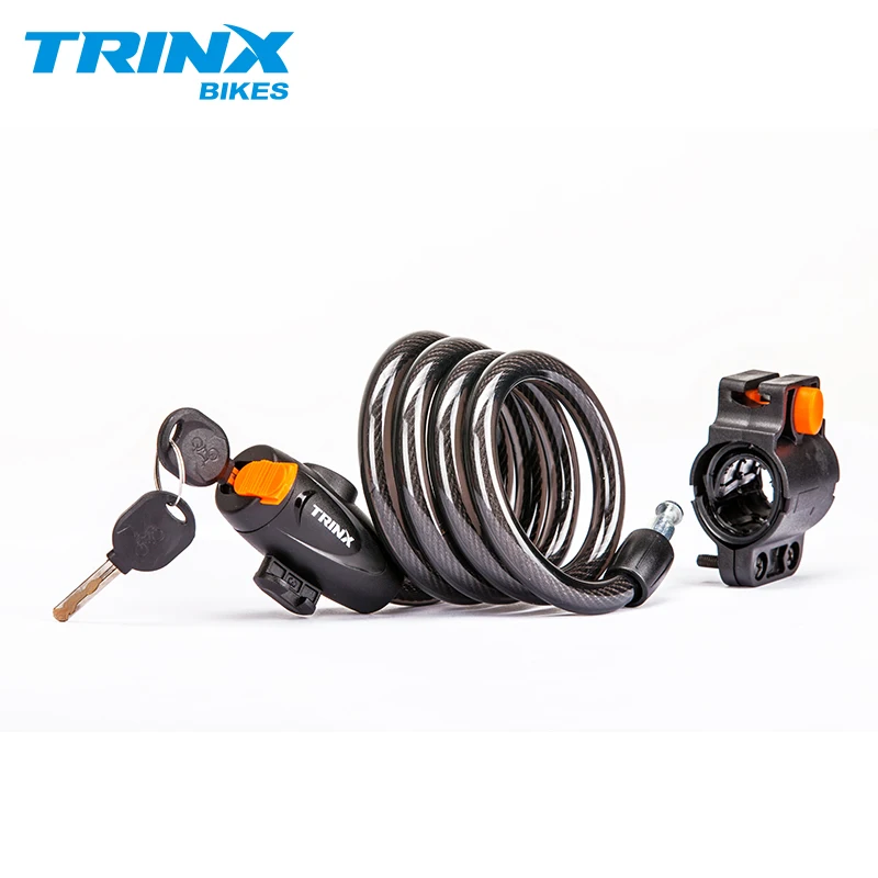 1.2m Security Bicycle Motorcycle Lock Steel Wire Cable Bike Locker with 2 keys