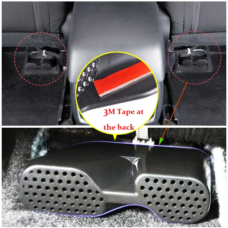 Для Mazda CX 5 CX5 2013 2014 2015 2016 2017 2018 под сиденьем сзади AC тепло пол воздуховод