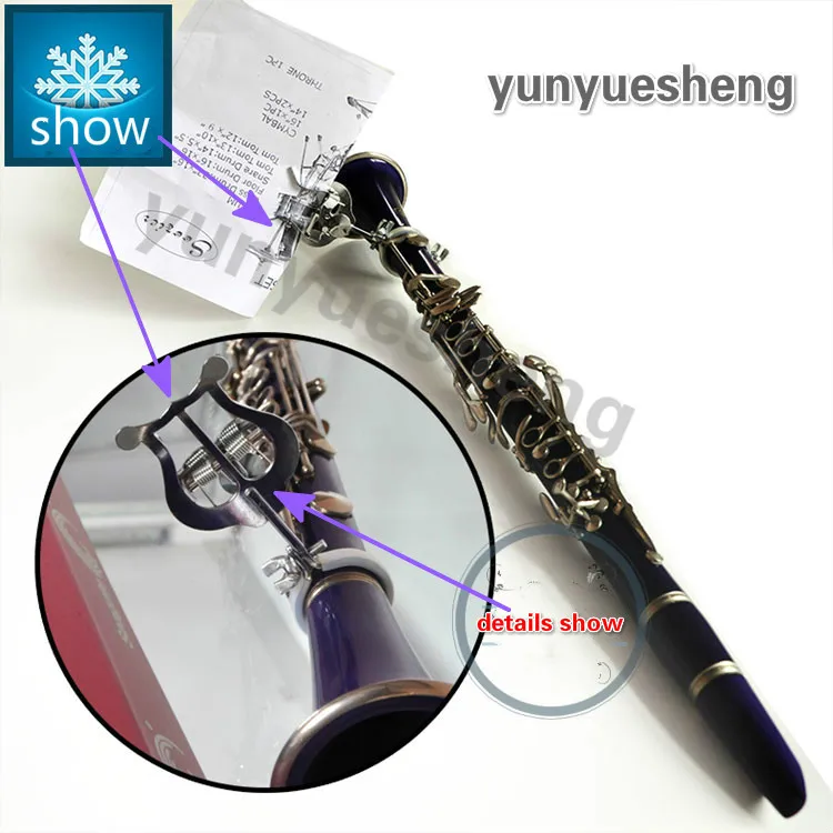 

new professional Clarinet Music Sheet Clip Holder Marching Band