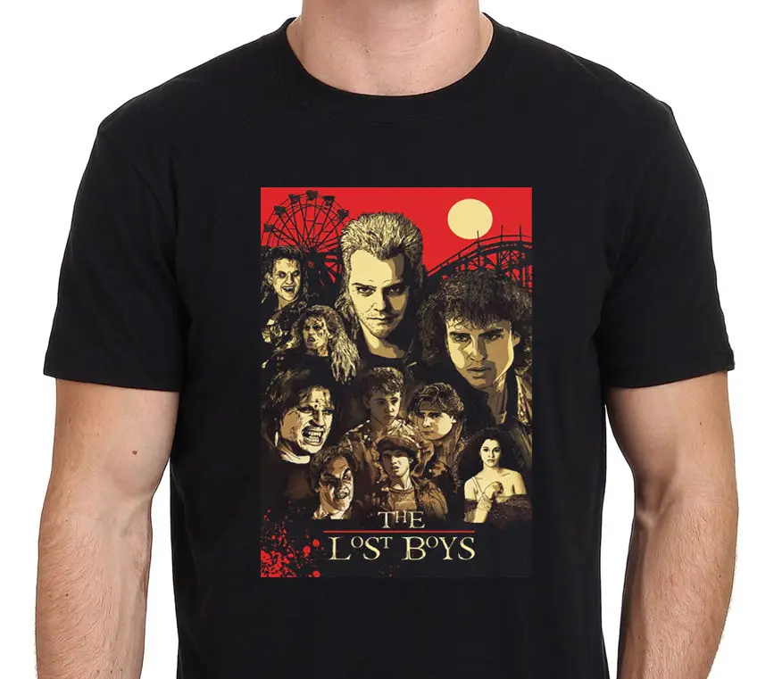

New The Lost Boys 80S Horror Movie Art Poster T Shirt Size S To Xxl