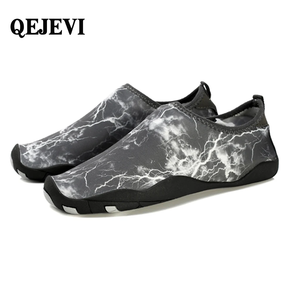 

QEJEVI 2018 hot sell spring summer Unisex Water Shoes Beach Outdoor Sports sneakers Breathable Quick-drying Aqua Water Aqua shoe