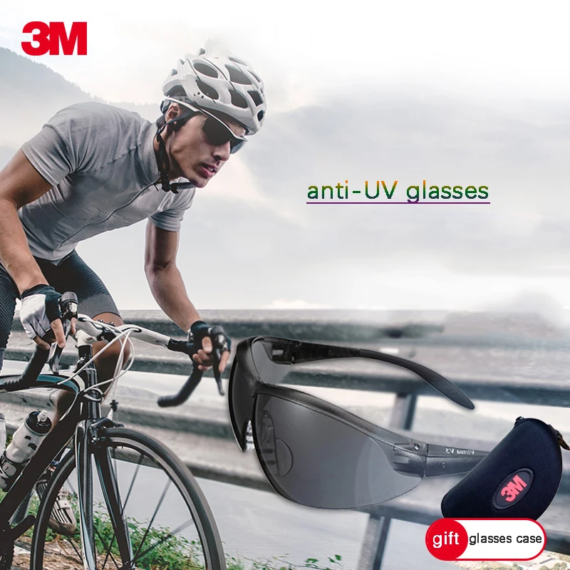 

3M Sports Protect Glasses Anti-UV Sand-proof Impact-resistant Anti-fog Protective Mirror Riding Sunglasses Safety Glasses