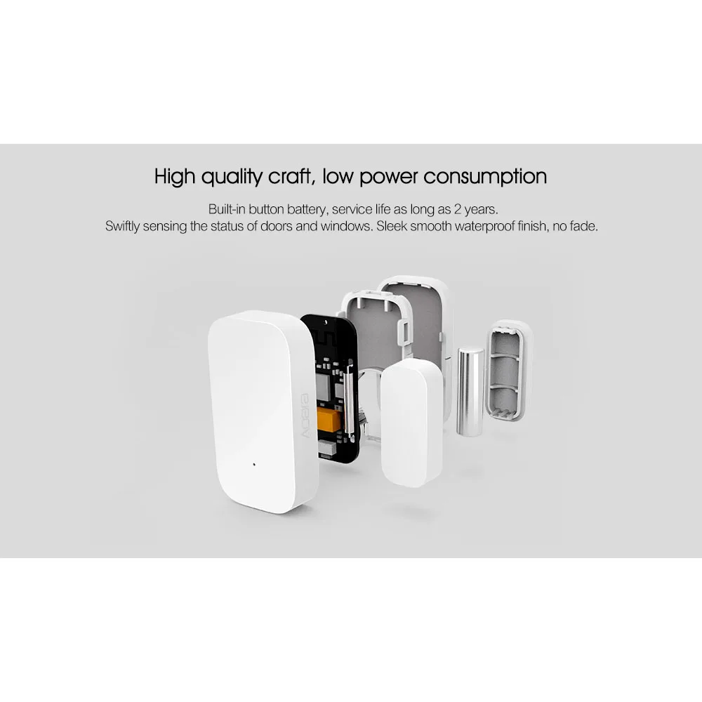 Aqara умный датчик для дома для окна двери Интеллектуальная домовая сигнализация с ZigBee беспроводное подключение Mi Home APP