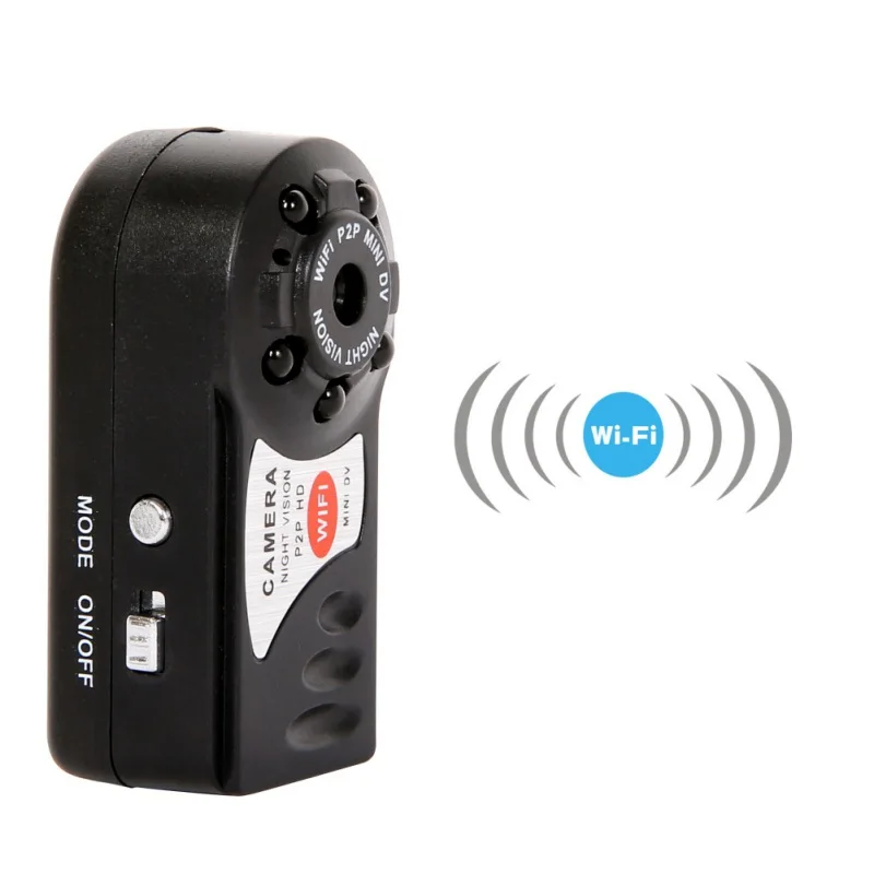 Ceny Nowa kamera Mini Q7 480P kamera wifi DV DVR bezprzewodowa kamera ip marka Mini kamera wideo rejestrator widzenie nocne z wykorzystaniem podczerwieni mała kamera