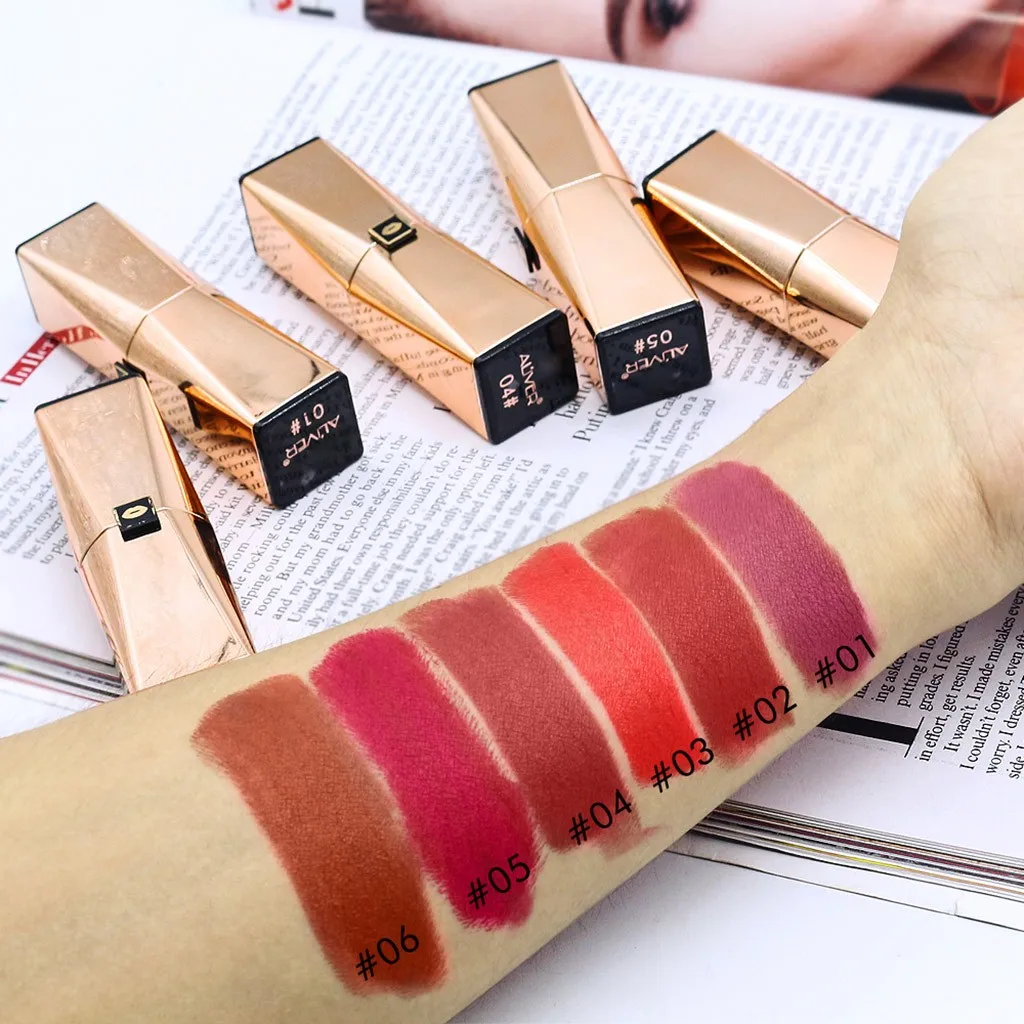 Mist Texture Lipstick Long Lasting Lip Gloss Moisturizing Long Lasting Lipstick Set Makeup Tool maquiagem profissional completa