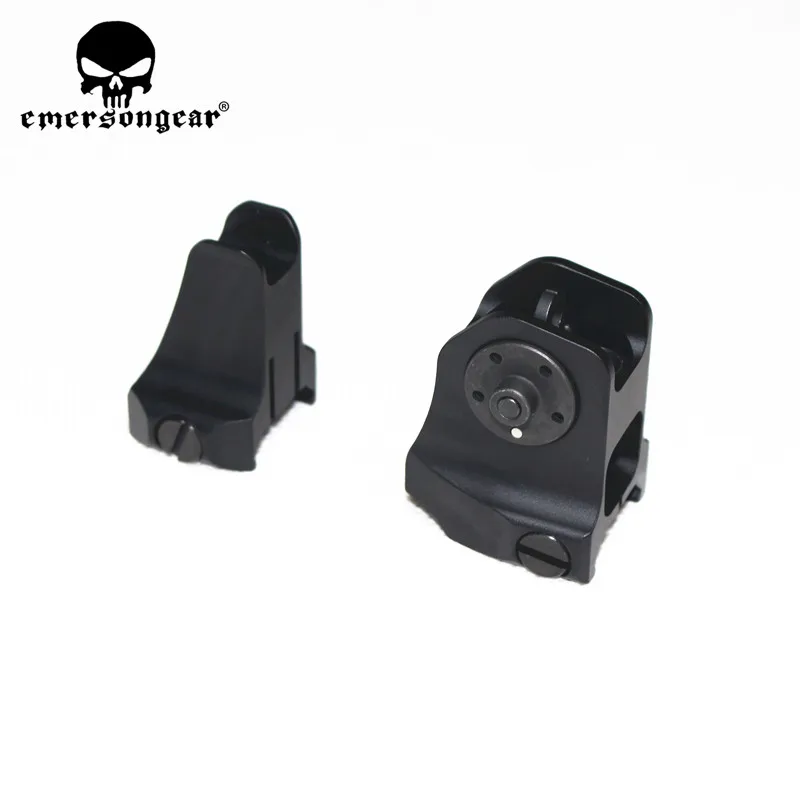 

Tactical Fixed Front Rear Sight Streamline Design Standard AR15 Apertures Iron Sights Hunting Airsoft Accessories