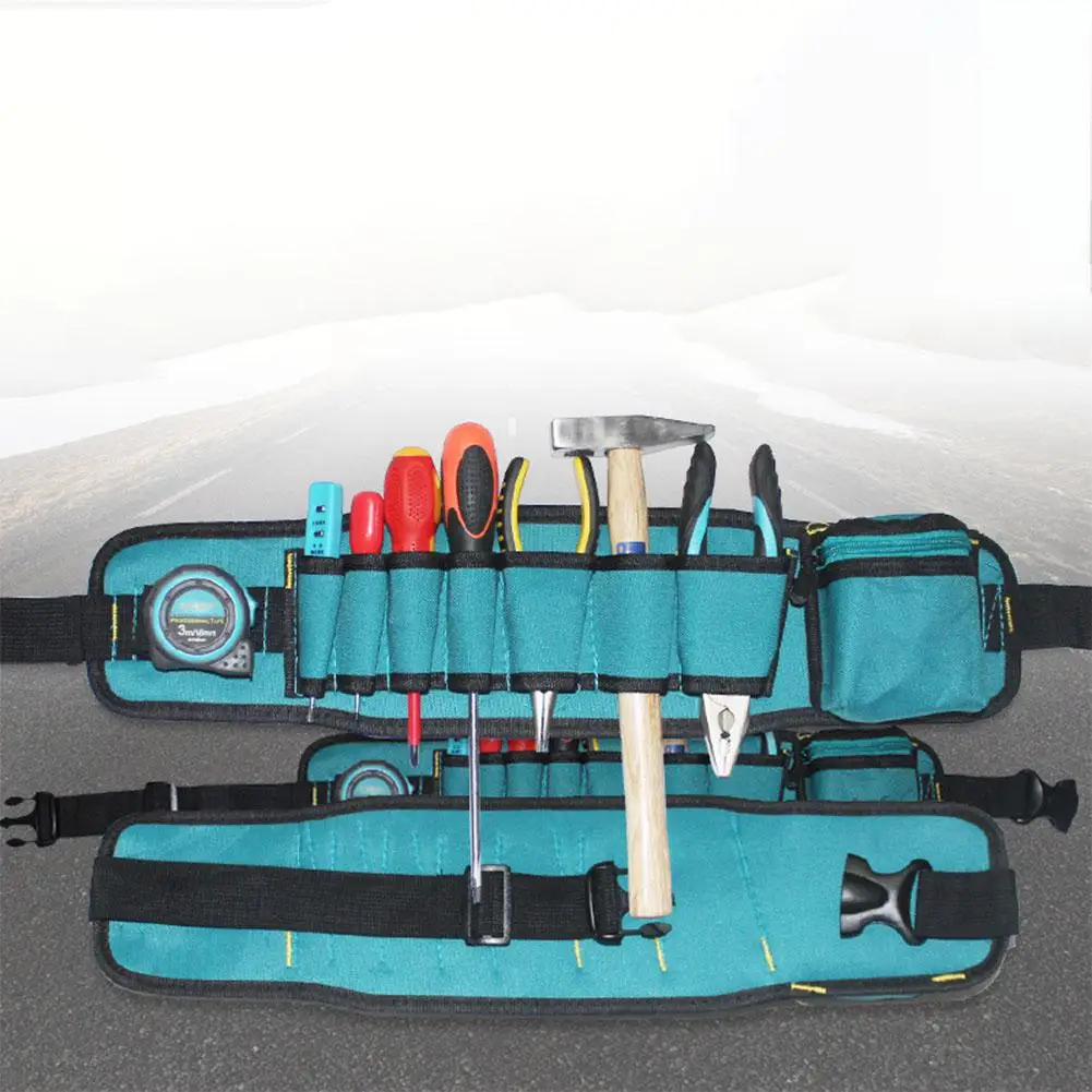 

TPFOCUS Tool Bag Small Tool Organizer Waist Bag Pouch Carrying Case for Handyman Tools Plumbers Cable Repairman Technician Bag