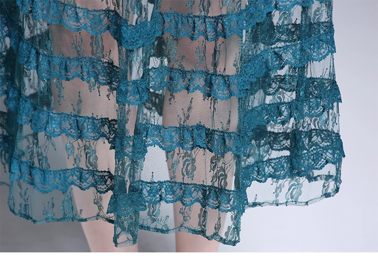 Перспективное летнее Прозрачное платье со шнуровкой Vestidos Verano Mujer, вечерние платья миди с высокой талией tunique femme K6391