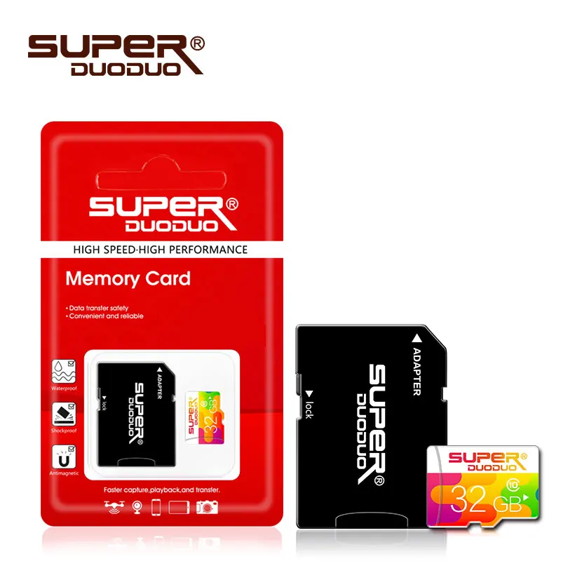 Высокоскоростная карта памяти micro sd класса 10, 128 ГБ, 64 ГБ, 32 ГБ, USB, мини флэш-диск, флешка для вождения