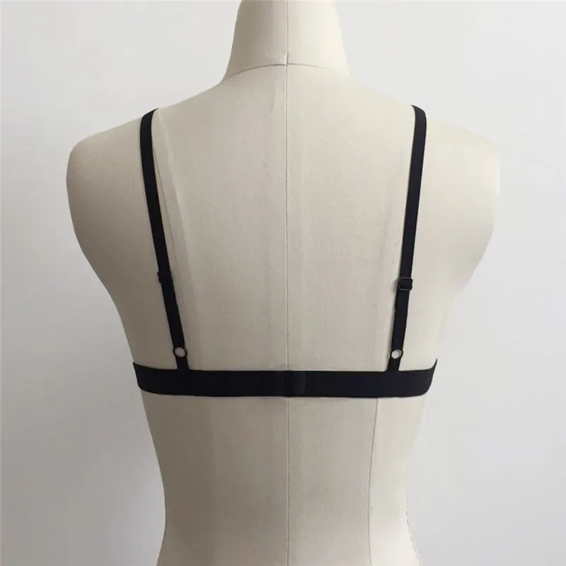 Бюстгальтер женский кружевной с глубоким V образным вырезом и цветочной