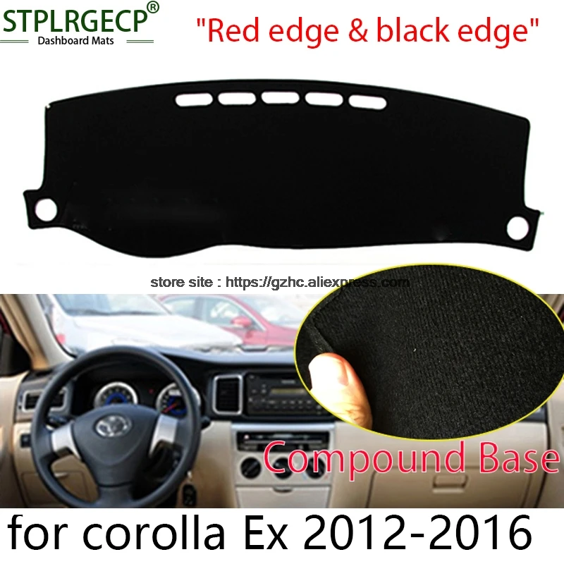 Stplrgecp For Toyota Corolla Ex Double Layer Car Dashboard Cover Avoid