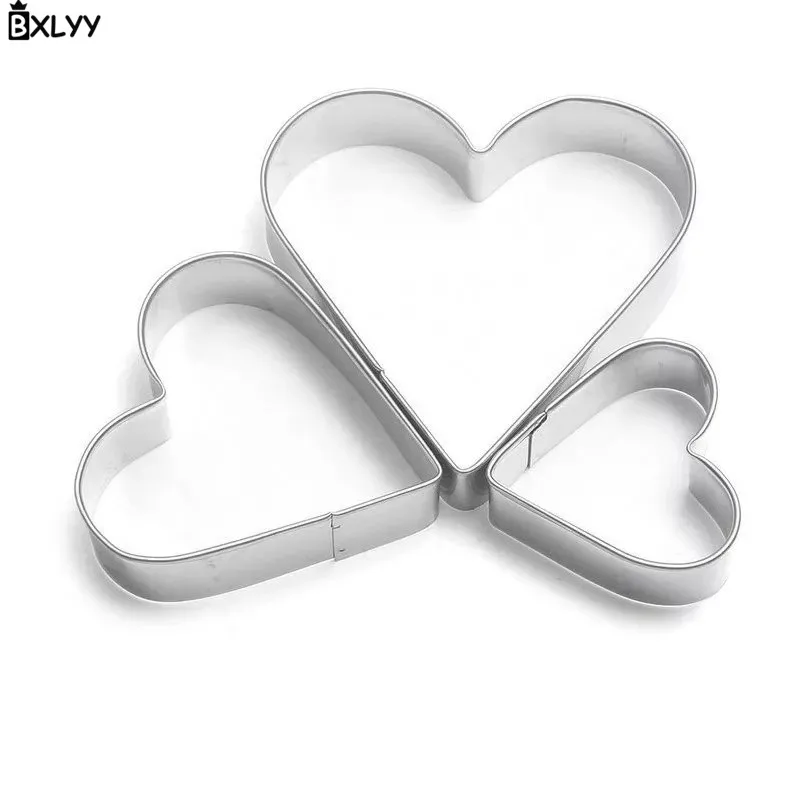 Bxlyy 12 шт./компл. Нержавеющая сталь печенья прессформы торта украшения инструмент для выпечки Кухня аксессуары вечерние украшения для выпечки Gadget.8z - Цвет: 2-3pc