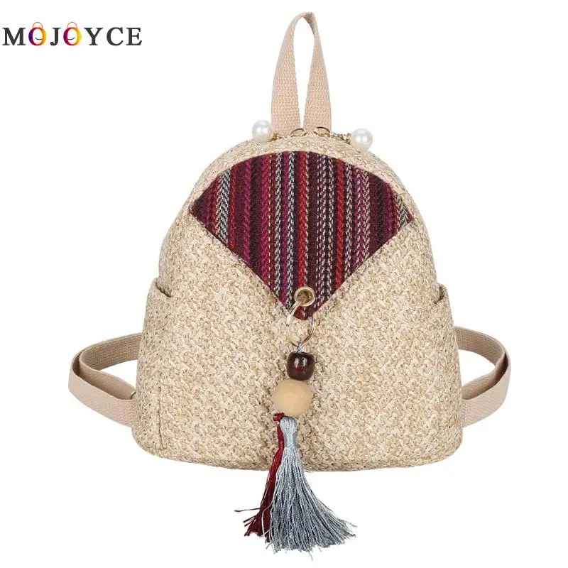 woven mini backpack