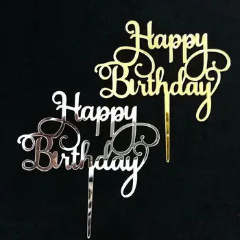 

Wedding Decoration Cake Topper Party Supplies Happy Birthday Cake Topper For Baby Shower Birthday Party Decoration