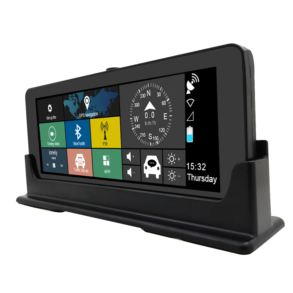 Car GPS Navigation DVR Camera 4G WIFI 6.86" Android 5.1 Registrar Video