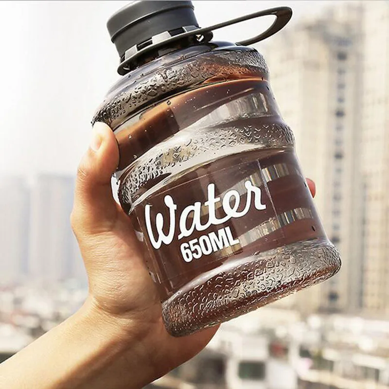 

Hot 1 Pc Creative Sport Traveling Biking Home Outdoor Plastic 650ml Water Bottle Drinking Drinkware Tools Accessories 2019
