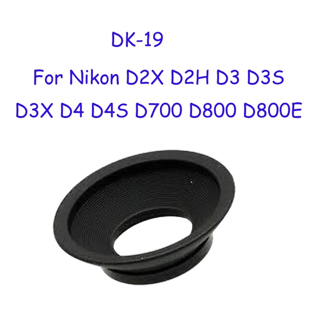 PROfezzion Soft Big Eye Cup Viewfinder With Optical Glass For Nikon D850 D810A D810 D800E D800 D500 Df D5 D4S D4 D3X D3S D3 Replaces Nikon DK-19 Round