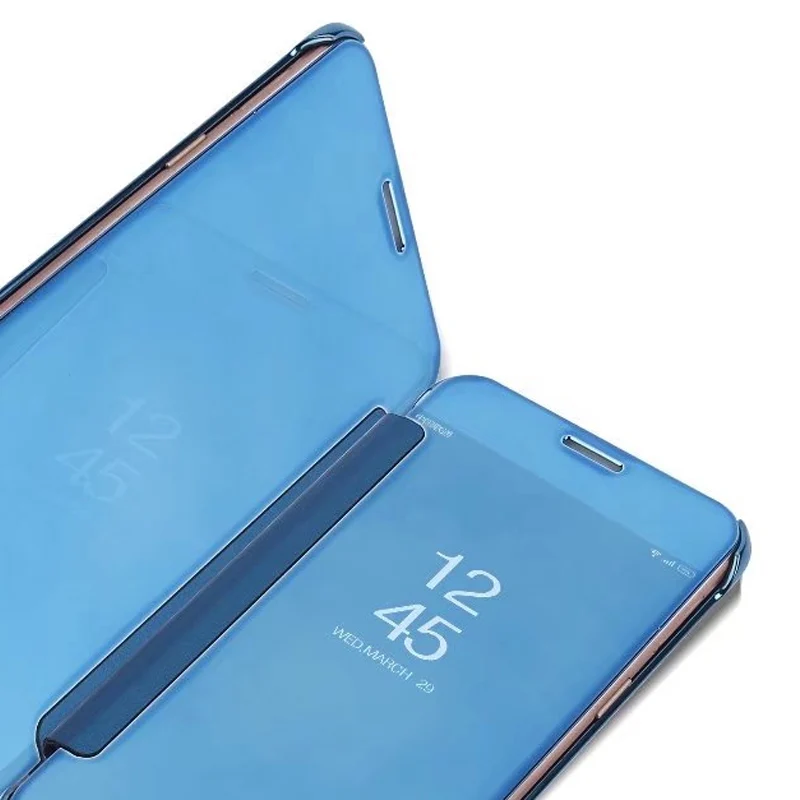 Для Коврики 10 роскошных Clear View Окно Смарт Флип Зеркало Жесткий защиты ПК для Huawei