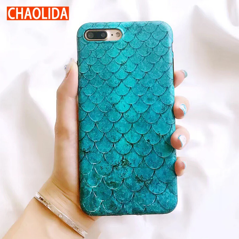 CHAOLIDA IMD Blue Light Handphone Full Back Case Covers for Iphone X 6 6s 6Plus 7 7Plus 8 8Plus Anti Stress Fashion Fundas |