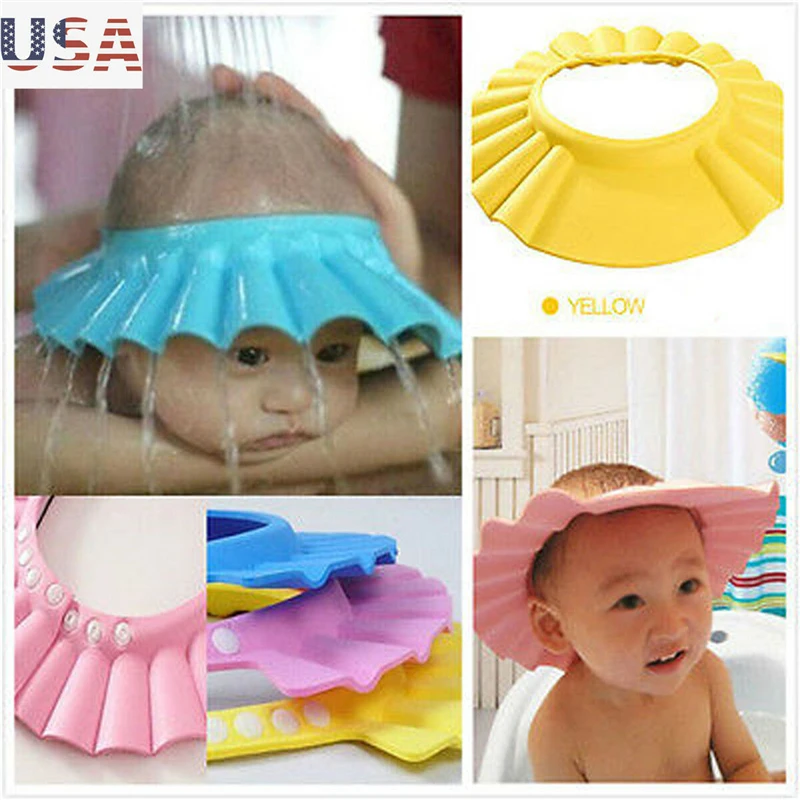 baby wash hair cap