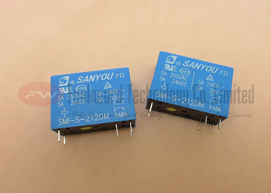 SMI-S-212DM эквивалент как OMI-SS-212DM реле мощности 5A 250VAC 6 контактов | Обустройство дома
