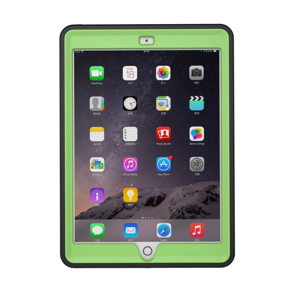 XMB02 Auto Sleep And Wake Cover for iPad GRN (1)