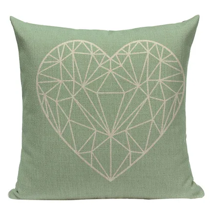 Geometric Tropical Pillow cushion Teal Blue Pillows Decorate Modern Turquoise Green decorative pillow vintage cushion covers