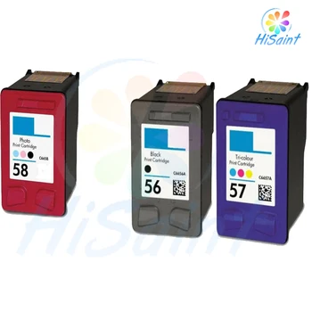

hisaint 3 Pack Compatible C6656 C6657 C6658 Ink For HP Deskjet 3550 Officejet 4110 Chinese ink cartridges for HP 56 57 58
