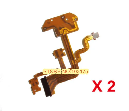 

2Pcs New Flash Flex Cable Ribbon Part for Sony Camera DSC-H3 DSC-H10 H3 H10 NO Tape