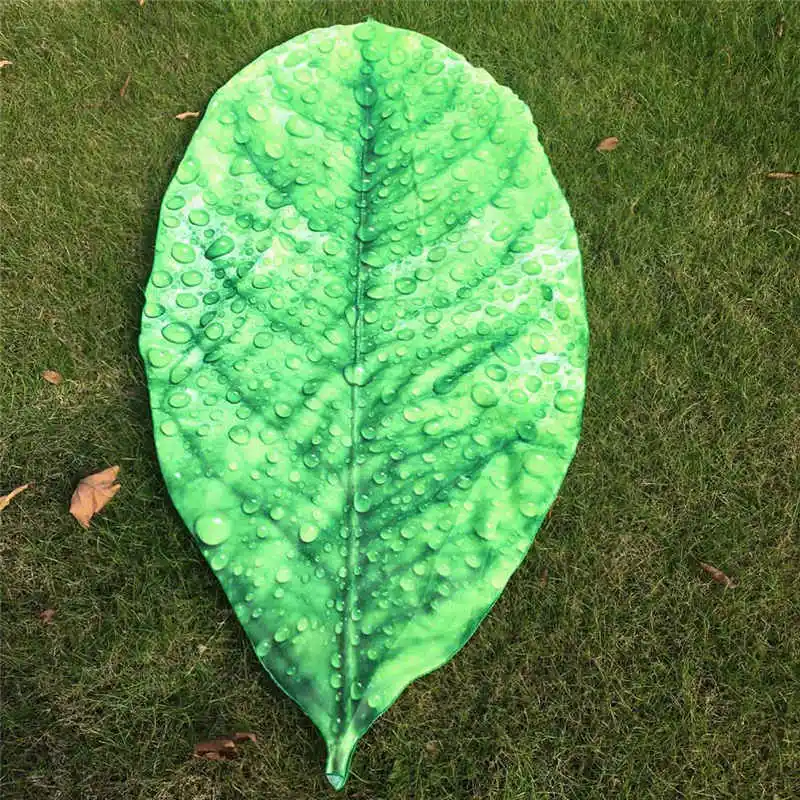 

Ellipse Leaf Shape Hippie Tapestry Beach Picnic Throw Yoga Mat Towel Blanket Foulard Femme Bufanda Mujer Handkerchief A20#