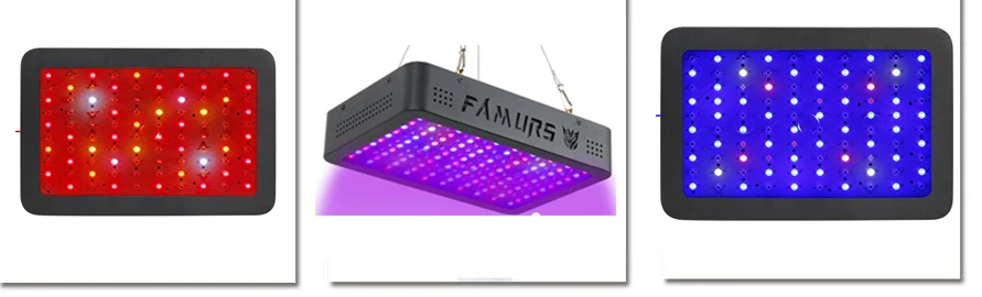 Famurs led grow light 5 шт. 1000 Вт полный спектр Veg/Bloom таймер группа пульт дистанционного управления лампа для растений Крытый Фито лампа расти палатка