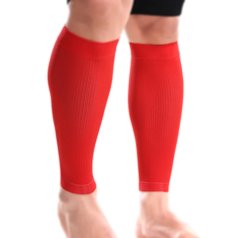 6 colors high elastic breathable pressure sports calf support night riding running fluorescent leggings #SMT12