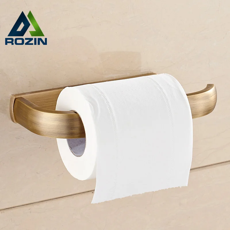 Free Shipping Wholesale And Retail Antique Brass Toilet Roll Paper Rod