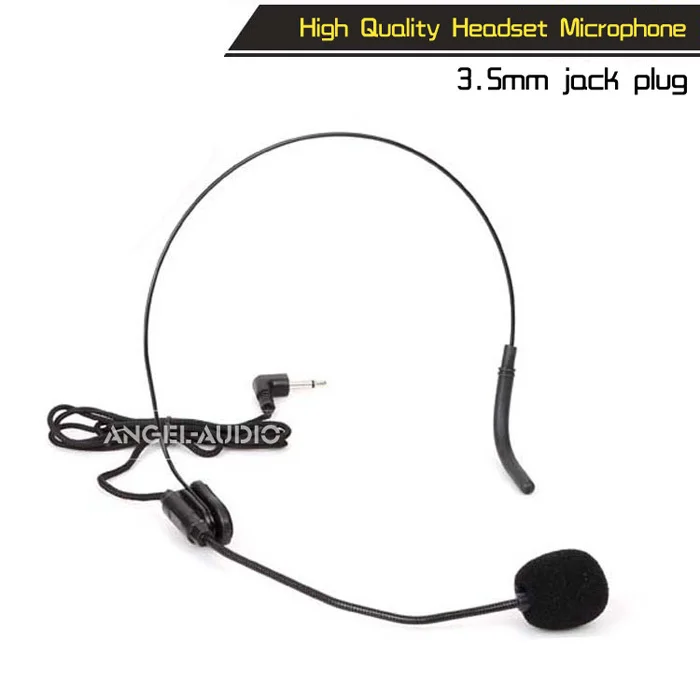 Free Shipping High Quality Condenser Wired Headset Microphone For Voice