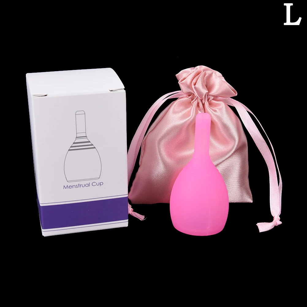 Женский уход за здоровьем красивый женский гигиенический продукт многоразовый медицинский силиконовый менструальный период чашка - Цвет: PKL