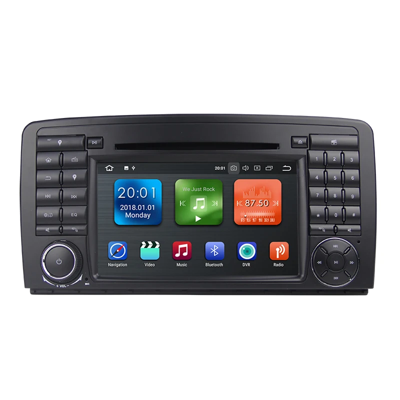 Flash Deal KSAOTU 7" DAB+ 4G Android 8.0 Car DVD Player SD GPS for Mercedes Benz R-Class W251 R280 R320 1